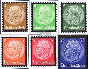 Prophila Collection Alemán Imperio 492 Nuevo Con Goma Original ** MNH 1933 Hindenburg (Sellos Para Los Coleccionistas