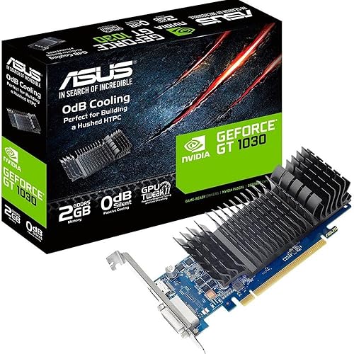 ASUS Tarjeta gráfica GeForce GT 1030 2GB GDDR5 HDMI DVI (GT1030-2G-CSM)