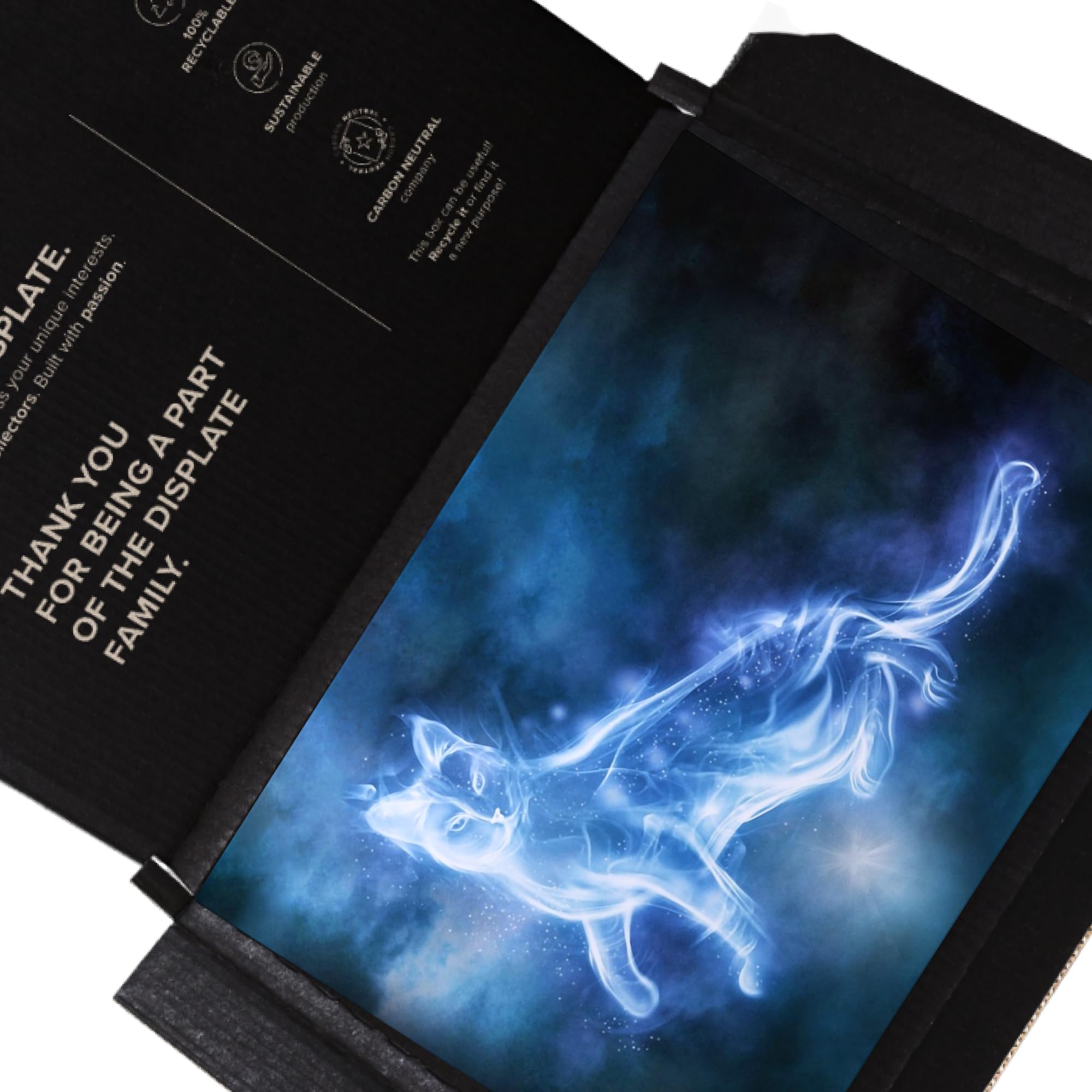 Displate ディスプレイット化け猫　メタルポースター Displate ディスプレイット黒化け猫 メタルポースター Black Cat