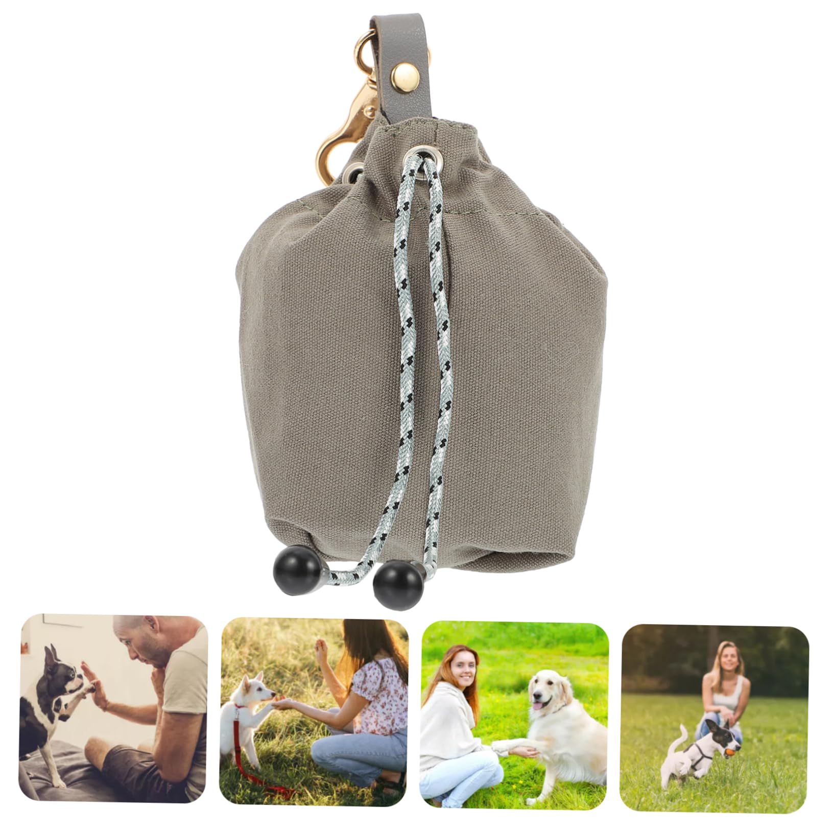 BESPORTBLE 3stücke Tragbare Hundeleckerlitasche Für Outdoor-Training Langlebige Futtertasche Mit Aufhängehaken Und Verstellbarem Gurt Für Hundetraining Und