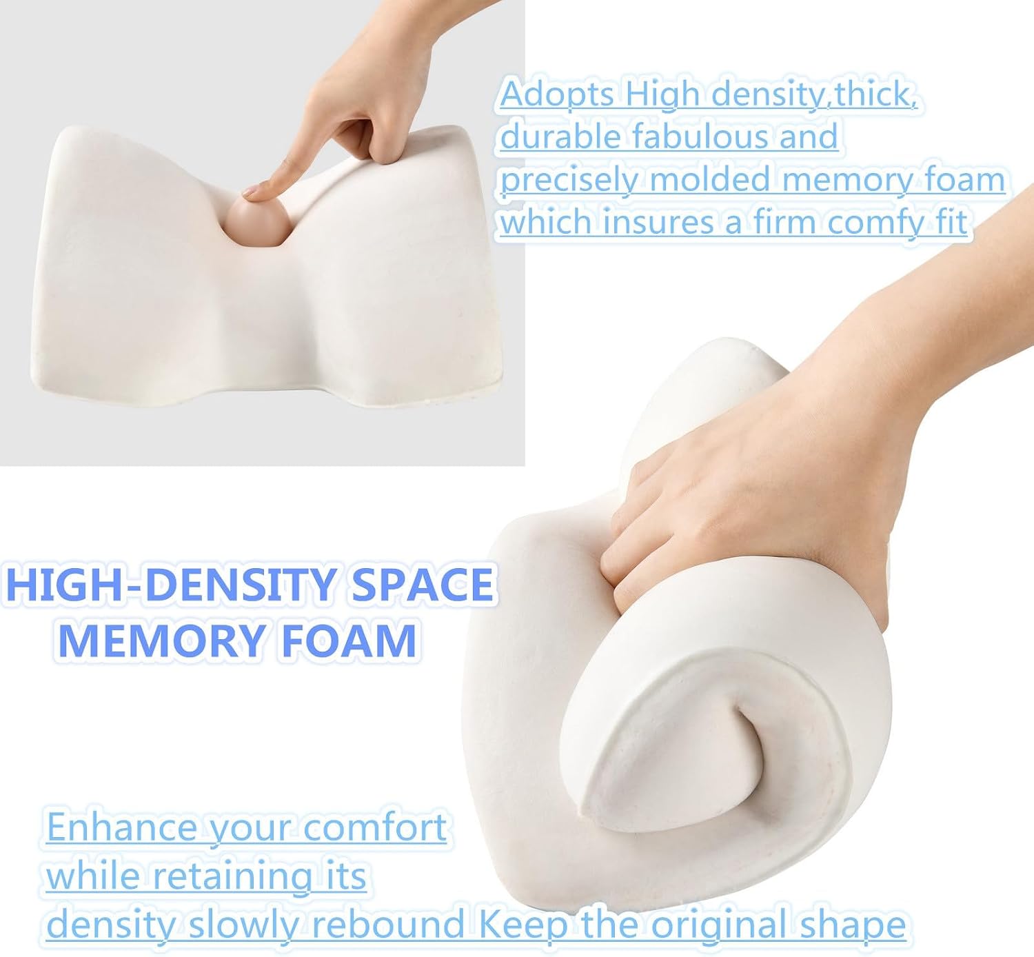 Car Neck Support Pillow Relieving Neck Fatigue Ergonomic Design | Neck Pillow for 100% Soft Memory Foam