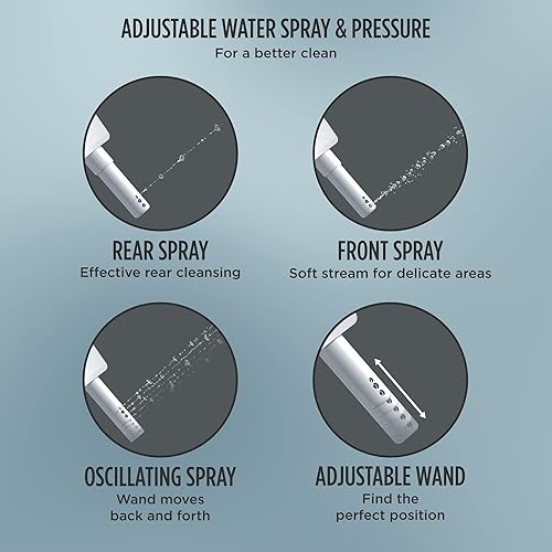 Vista 8 de TOTO® WASHLET® KC2 Asiento electrónico para bidé con asiento calefactado y tapa de cierre suave, redondo, blanco algodón - SW3023#01