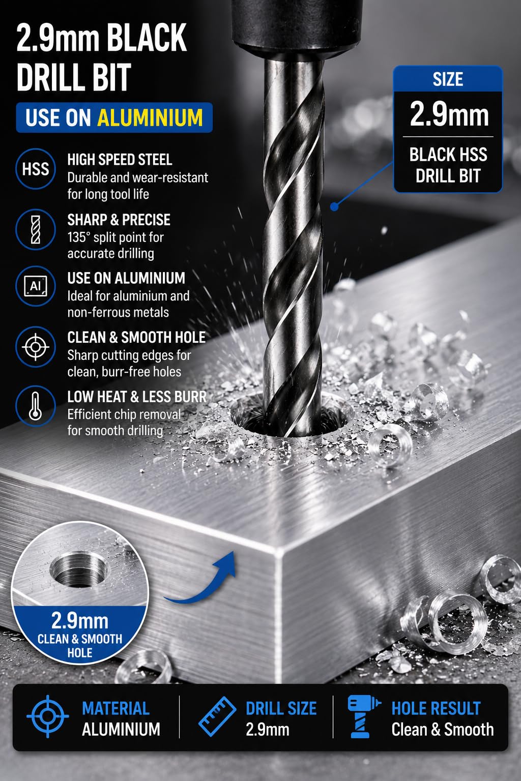 HSS Drill Bit Set - 30 Pieces, 1.5mm -28 HSS Drill Bit Set - 30 Pieces, 1.5mm -28