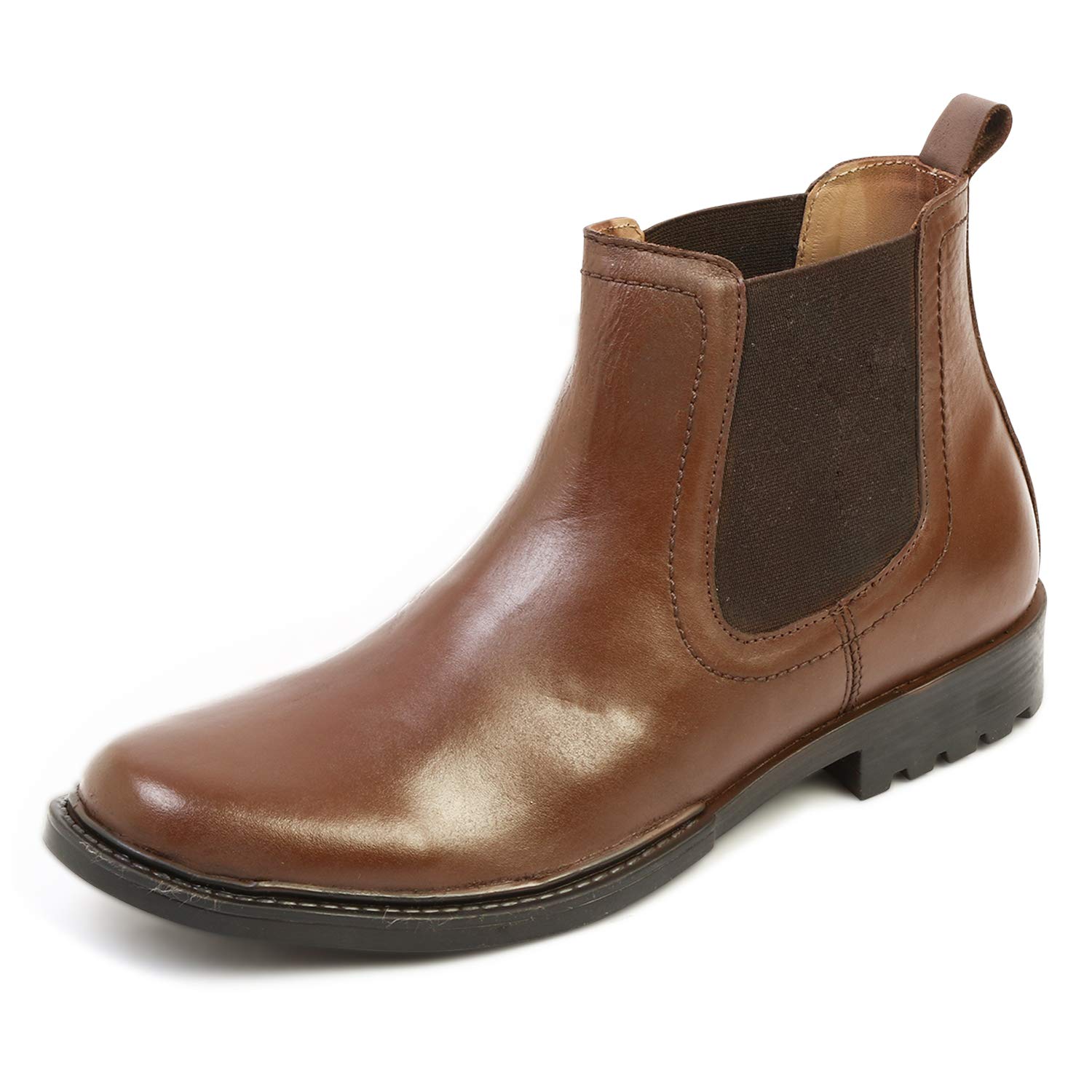 LOUIS STITCH Mens Chelsea Boots American Brown Handcrafted Italian Leather Shoes for Men (RGCL) Biker high Ankle Boots Boots - 7UK (B09XDT55W9) Amazon Price History, Amazon Price Tracker