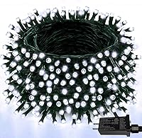 Vista 12 de Tira de luces de Navidad de 200 luces LED que cambian de color de 75.8 pies con control remoto, temporizador y función de memoria, 9 modos