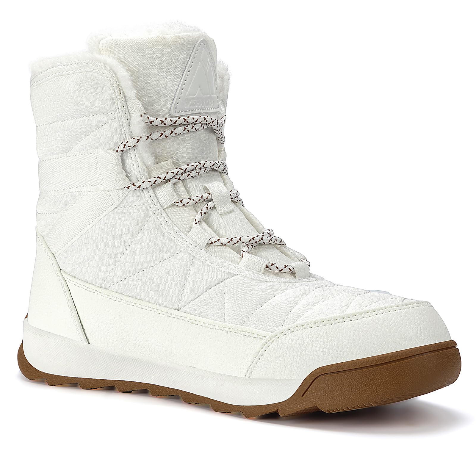 Mishansha Stivali Donna Invernali Scarpe Neve Stivaletti Pelliccia Fodera Caldo Antiscivolo Stivali da Neve Taglie 36-42