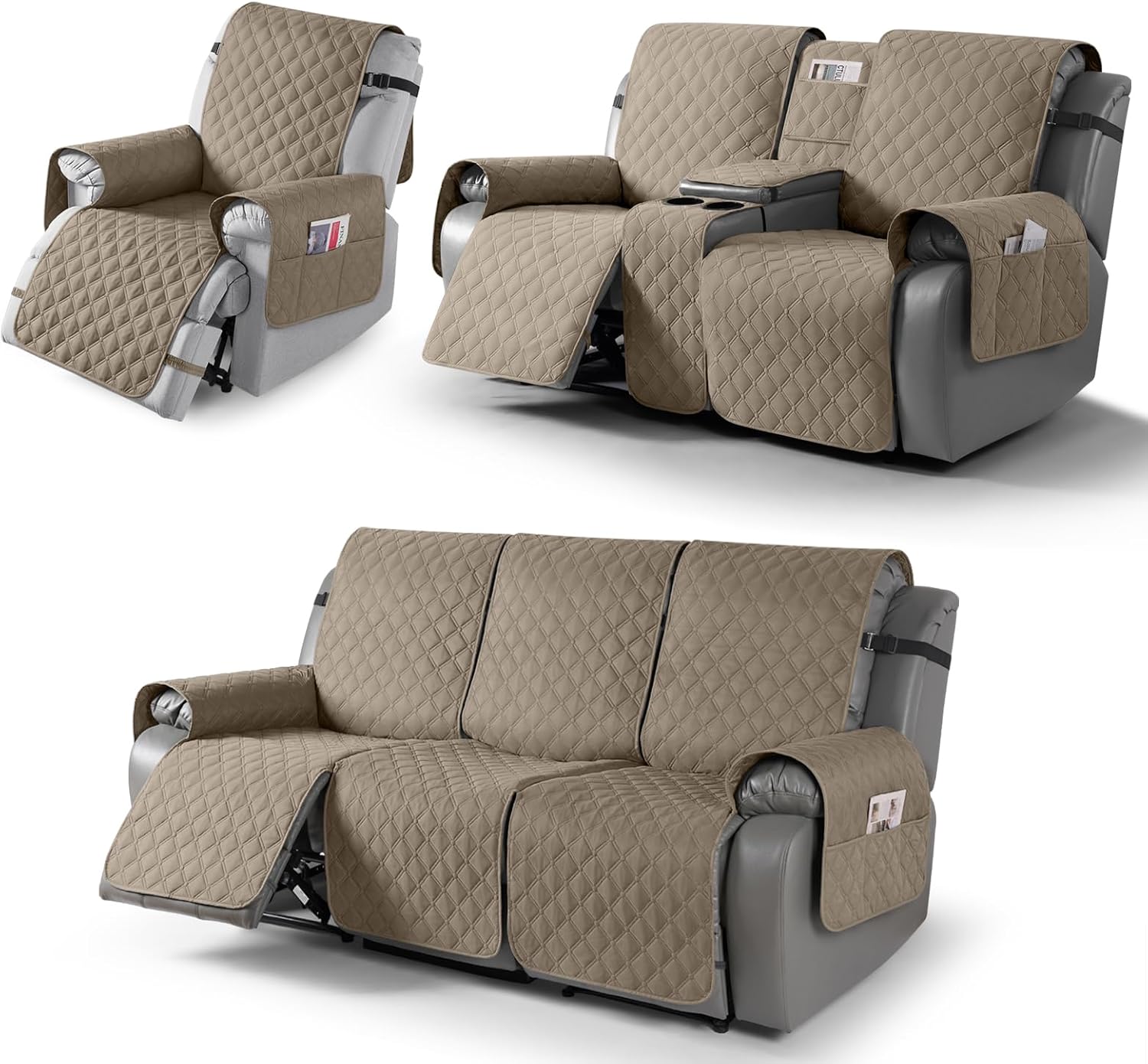 TAOCOCO 100% Waterproof Cover, Taupe (1seater, 2seater & Console, 3seater)