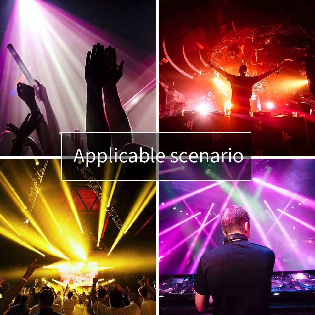 40W RGBW 4 in 1 LED Pinspot + 24 Luci da Palco SMD RGB LED Par DMX-7/11CH Luci DJ Luce da Festa Faretto per Bar, Feste, Matrimoni, Discoteca, Teatro, Halloween