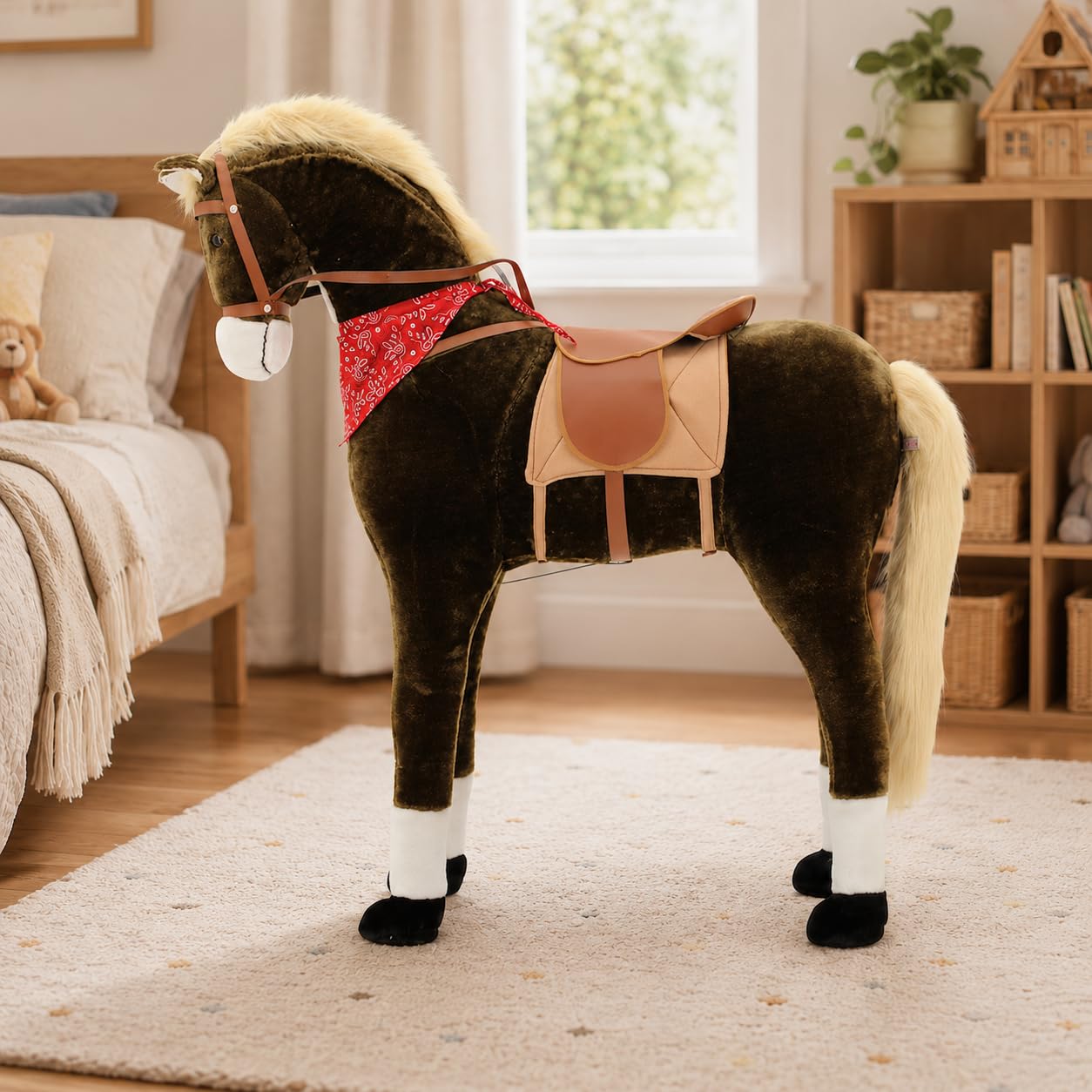 Sweety Toys 3501 Giant XXL ogromny koń pluszowy koń moje ulubione