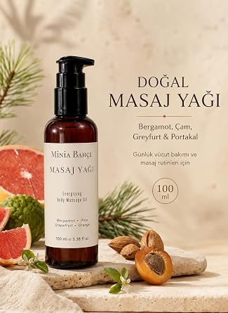 Bergamot Aromaterapi Masaj Ya   am Greyfurt ve Portakal 100 ml