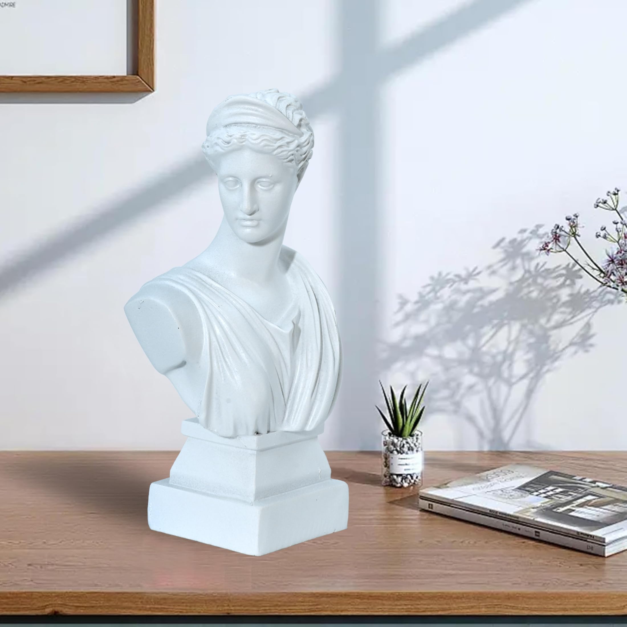 Greek Statue Resin Sculpture - Home Decor Accent -4