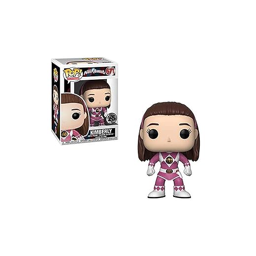 Funko Pop Television: Power Rangers - Pink Ranger (No Helmet) Collectible Figure, Multicolor