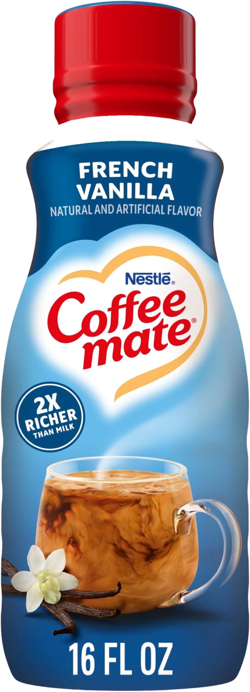 Coffee-mate French Vanilla Liquid Coffee Creamer, 16 fl oz