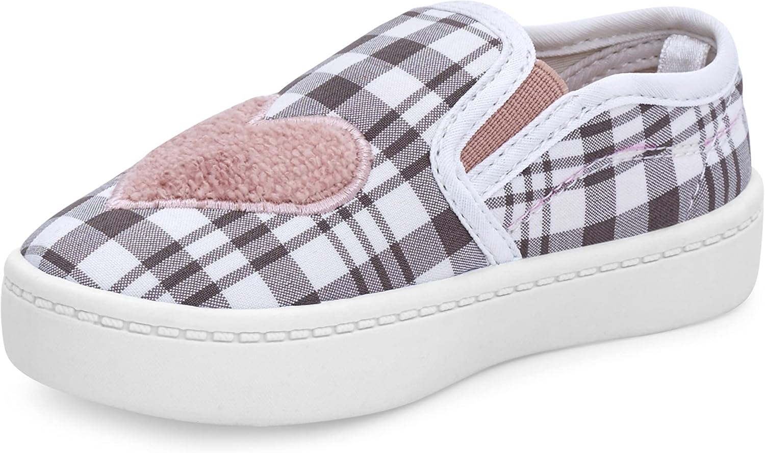 carter's Girls Nettie Slip-On Sneaker, Grey, 5 Toddler
