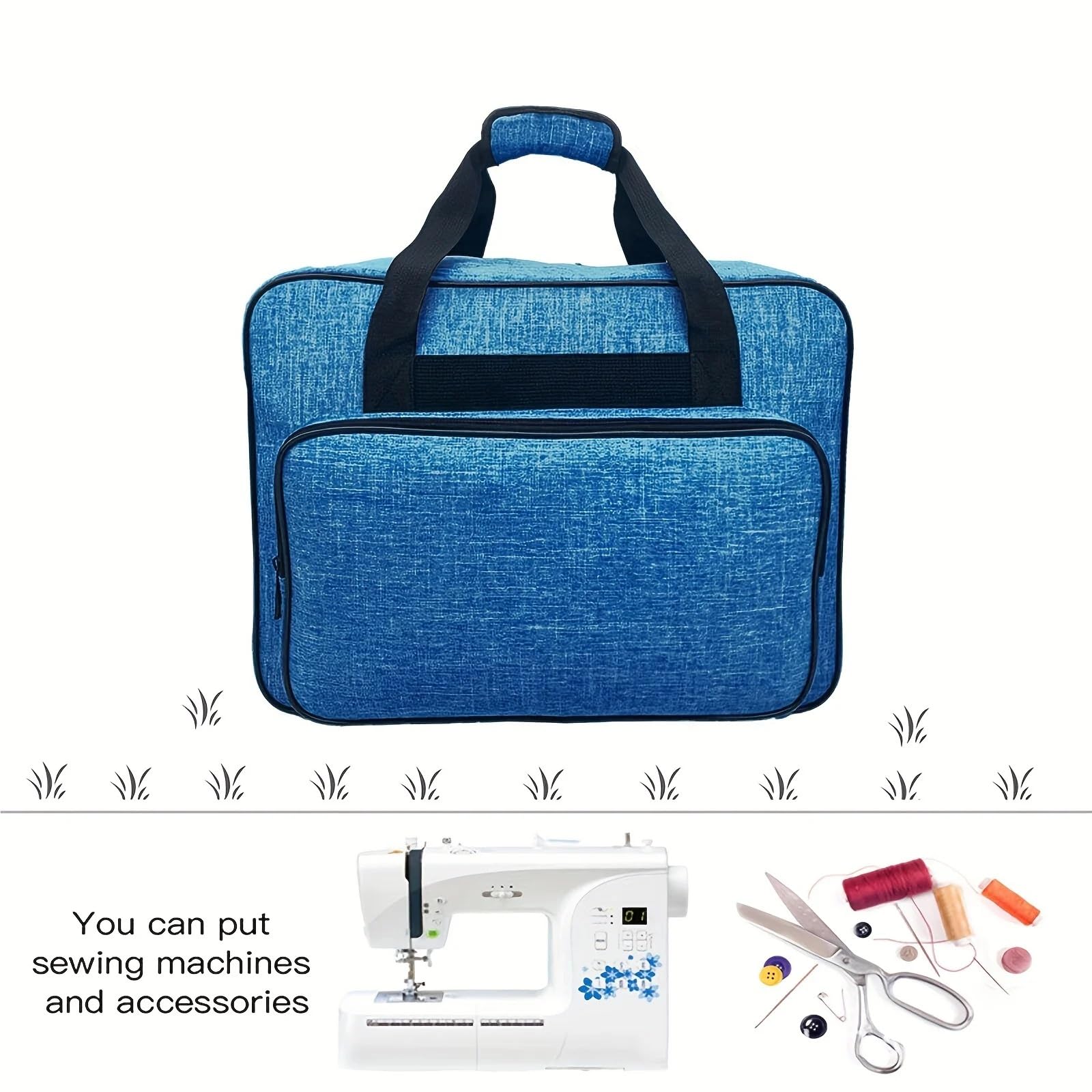 Estuche de transporte for máquina coser, bolsa viaje, mano universal