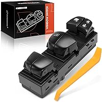 A-Premium Driver Side Master Power Window Switch for 2013-2018 Nissan Altima, 2013-2020 Pathfinder, Rogue, Sentra, Juke - Auto Down, Replaces 25401-3TA5A