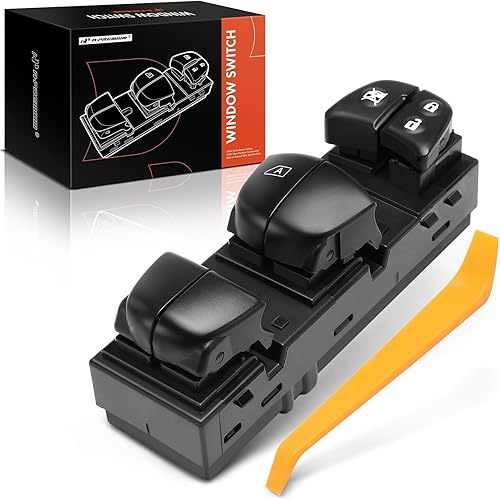 A-Premium Interruptor de ventana eléctrica Master del lado del conductor compatible con Nissan Altima 2013-2018, Pathfinder Rogue Sentra Juke Leaf