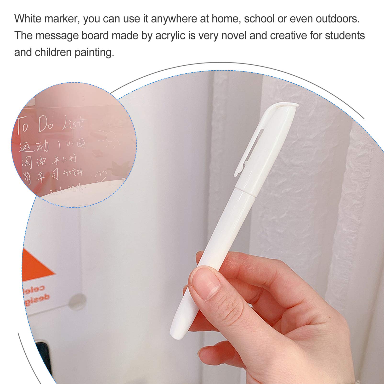 NUOBESTY 3 Set Di Lavagne Per Studenti E Ragazze Lavagne Per Appunti Scolastici Lavagne Decorative Per Messaggi Materiale Scolastico Acrilico Resistente Cancellabile Per Ragazzi E Ragazze