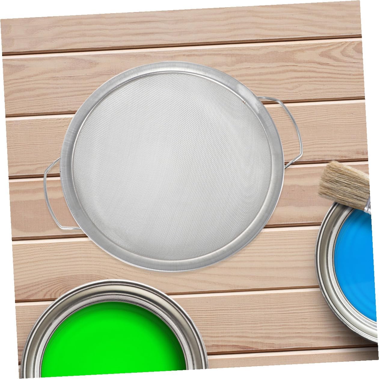 Stainless Steel Paint Strainer Mesh Filter for Spray Gun Reusable Fine Metal Mesh Filter for Water-Based and Oil Paints for Automotive Body Repair