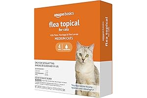Amazon Basics Flea Topical for Cats 5-9 Lbs