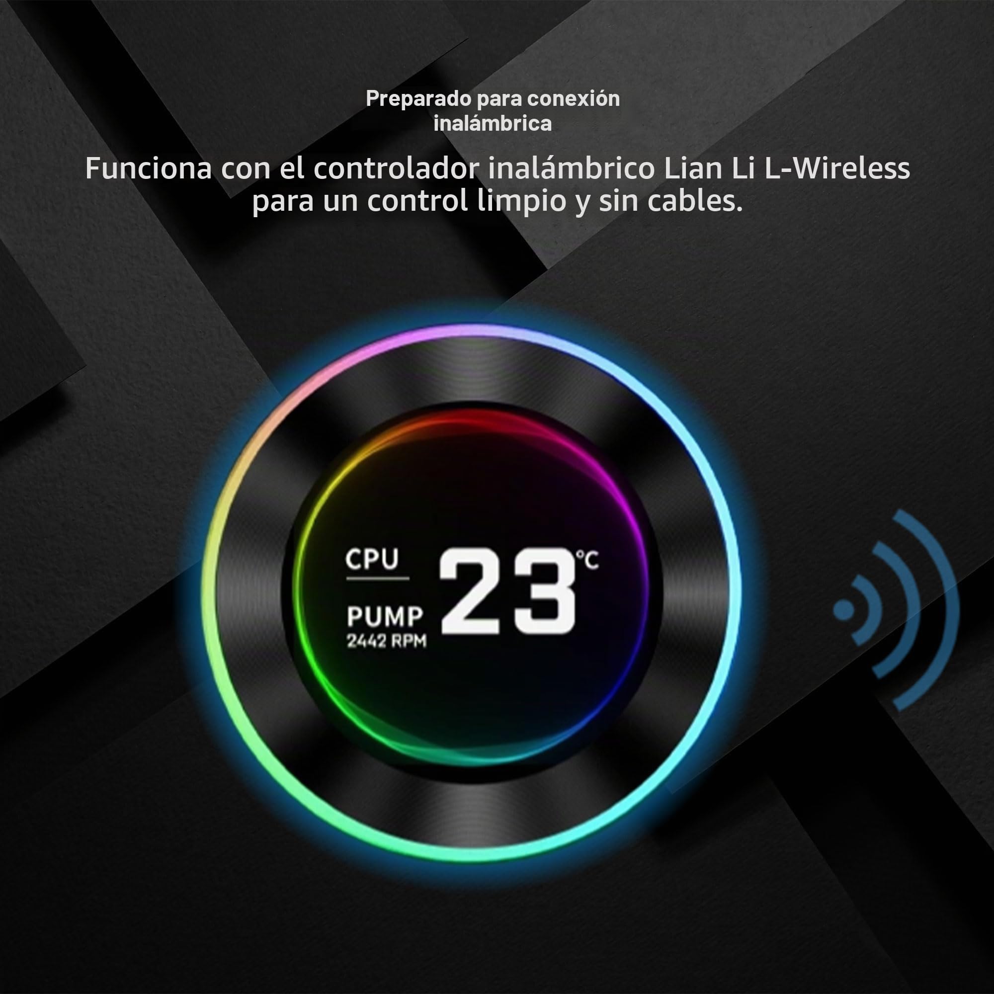 Lian Li Hydroshift Ii LcD-C 360tl Argb Aio Wasserk?hlung - Schwarz, 360mm, 2.1" Lcd (ghs2lcd36tb)