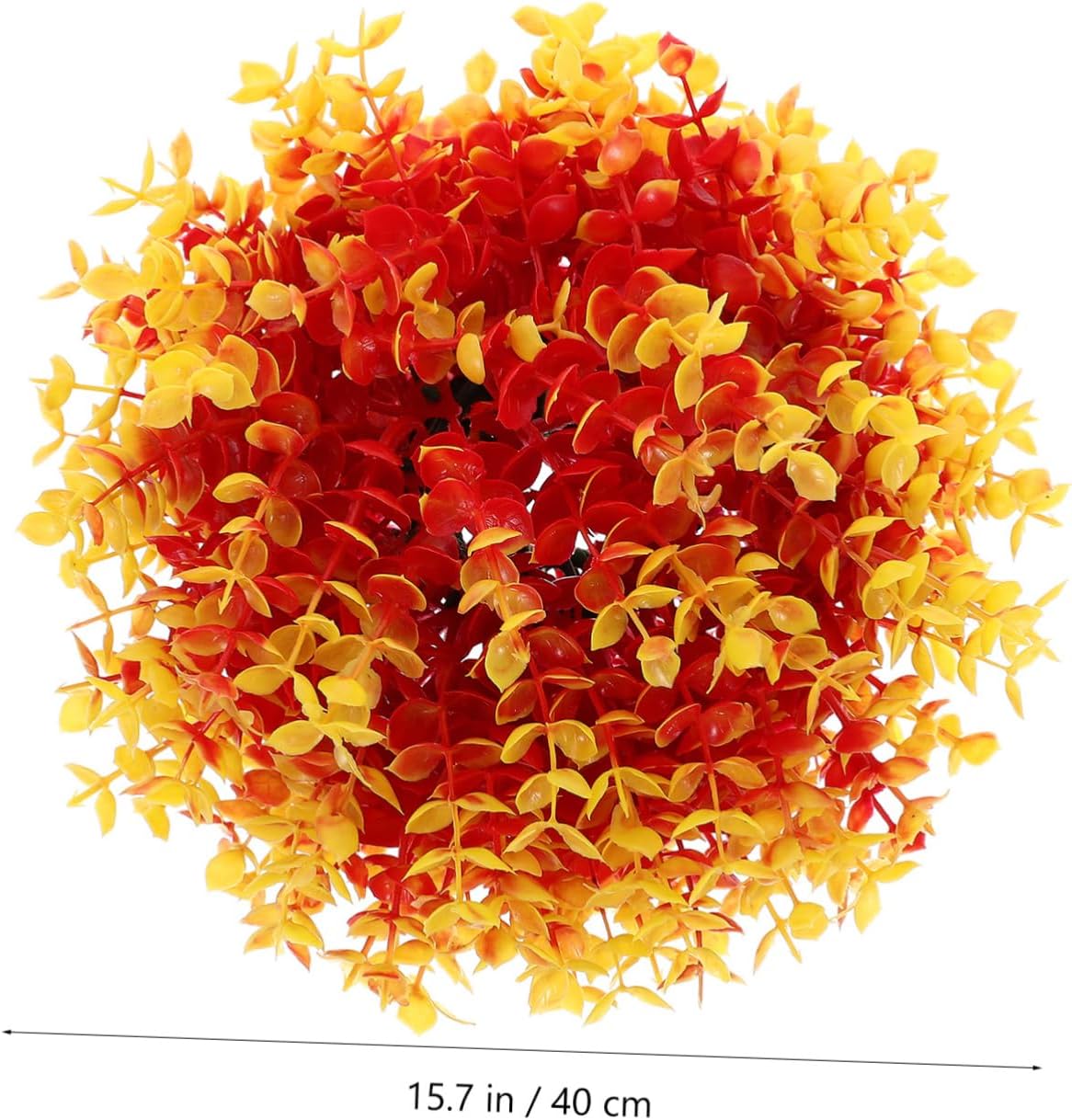 Cabilock Artificial Plant Topiary Simulation Grass Decor for Use for Weddings Parties and Home Decoration Eucalyptus Style and Fade-Resistant