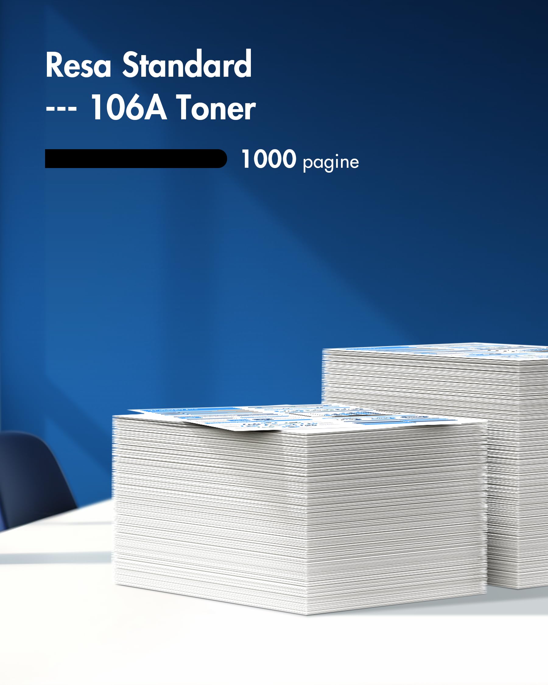 VIPGOOD 106A W1106A Toner con Chip Compatibile per HP 106A W1106A Cartuccia Toner per Laser MFP 137fnw 137fwg 135a 135r 135w 135wg 107w 107a 107r (Nero, 1-Pack)
