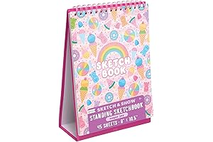 Large Creative Drawing Doodle Large Kids Sketchbook with Perforated Pages