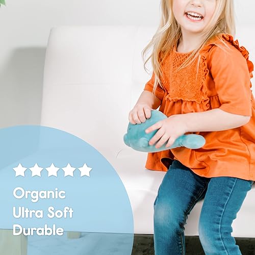 Miniatura 7 de Snuggie Buggies Manatee - Animales de peluche ultra suaves de vaca marina de peluche para niños