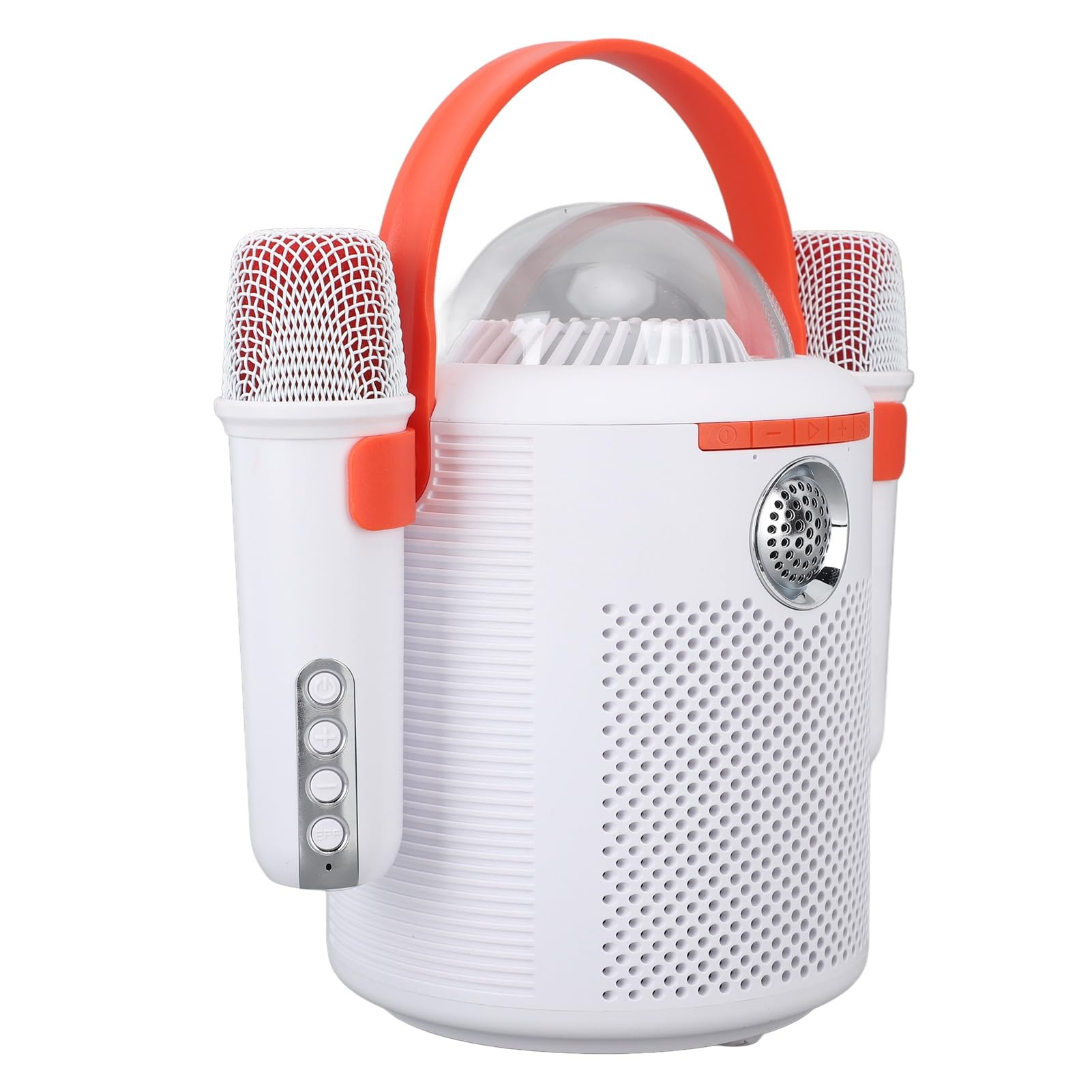 Mini Macchina per Karaoke Portatile con Doppi Microfoni Wireless per Feste in Casa Intrattenimento All'aperto Materiale ABS (#1)