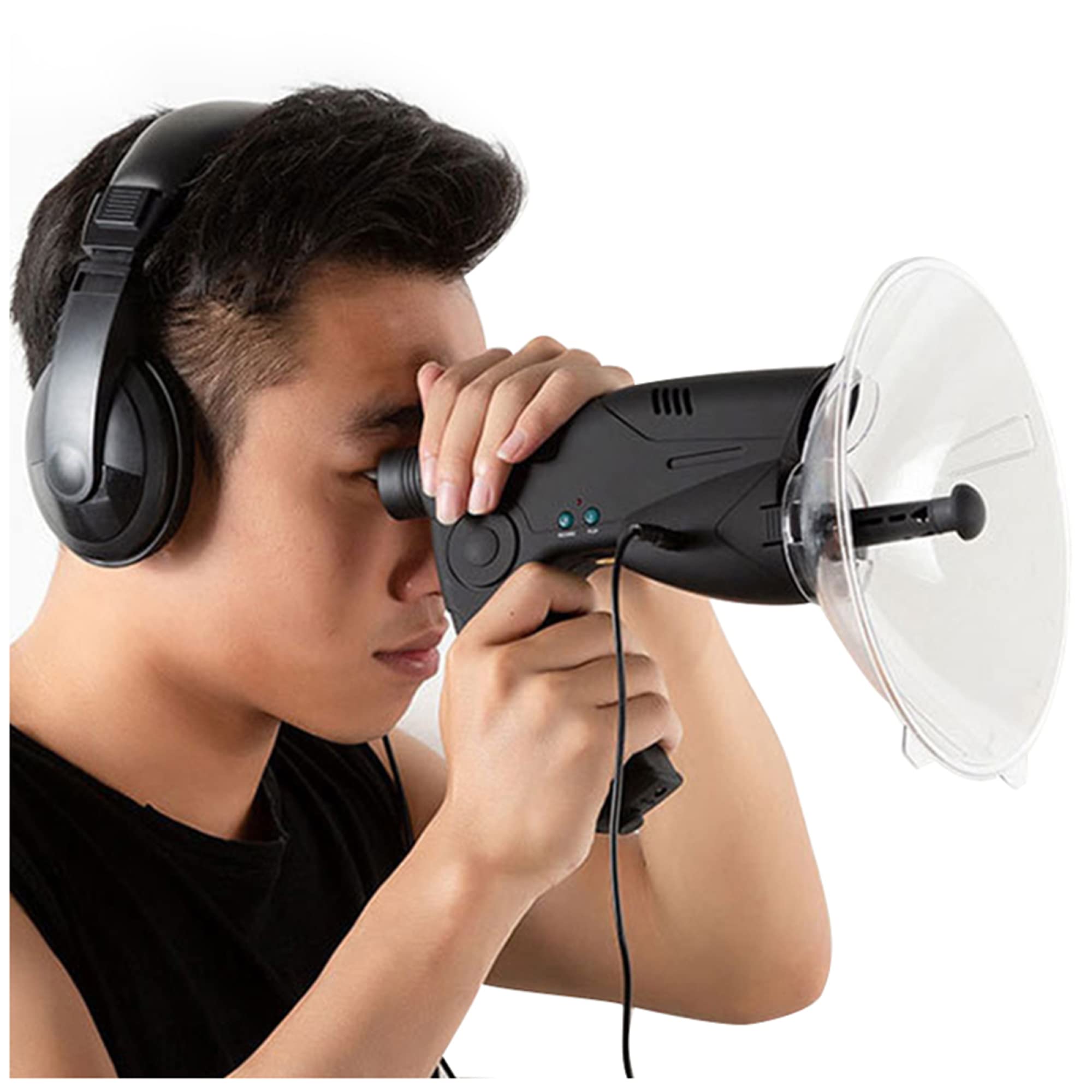 Telescopio per Birdwatching - Ingrandimento 8X Osservatore per la Registrazione dell'orecchio Il Dispositivo di Registrazione Digitale Include Cuffie per l'osservazione degli Uccelli