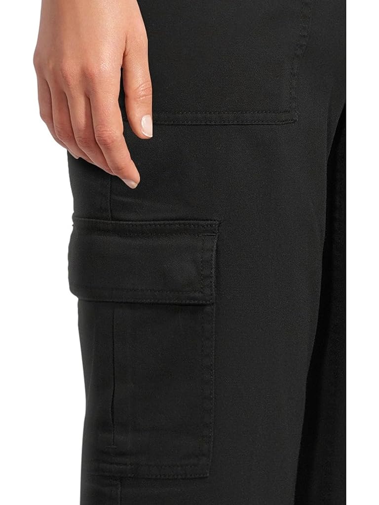 Black L.L.Bean Comfort Stretch Mid-Rise Straight-Leg Cargo Pants