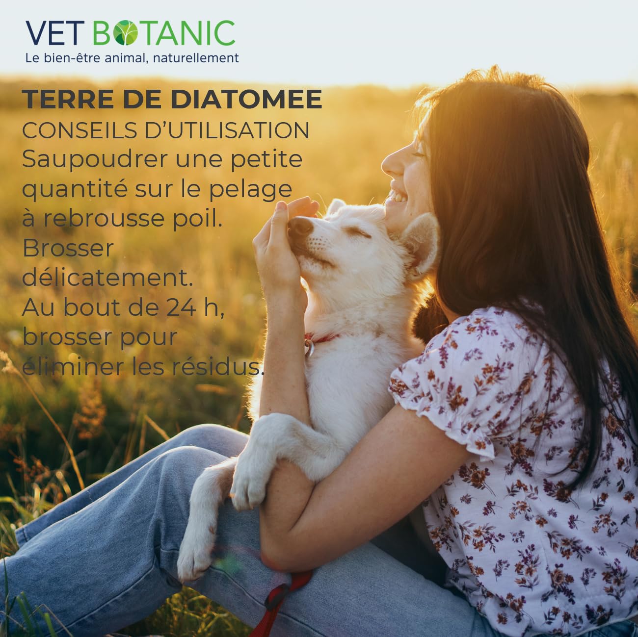 Terre de diatomée Chiens et Chats – Parasites externes Chiens et Chats (Poudre) - 100g