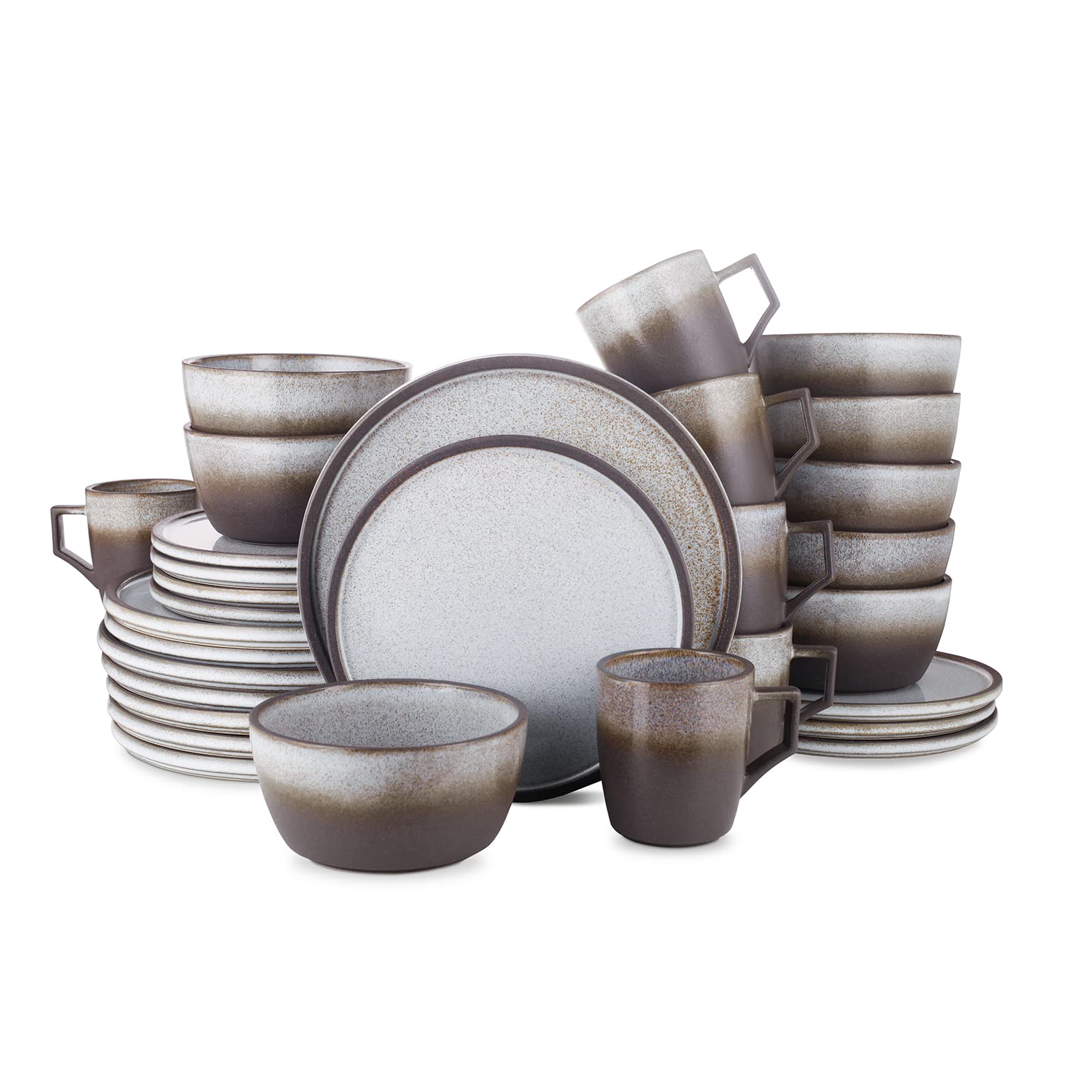 Buy Stone Lain Vince Rustic Stoneware Dinnerware Set, Service for 8