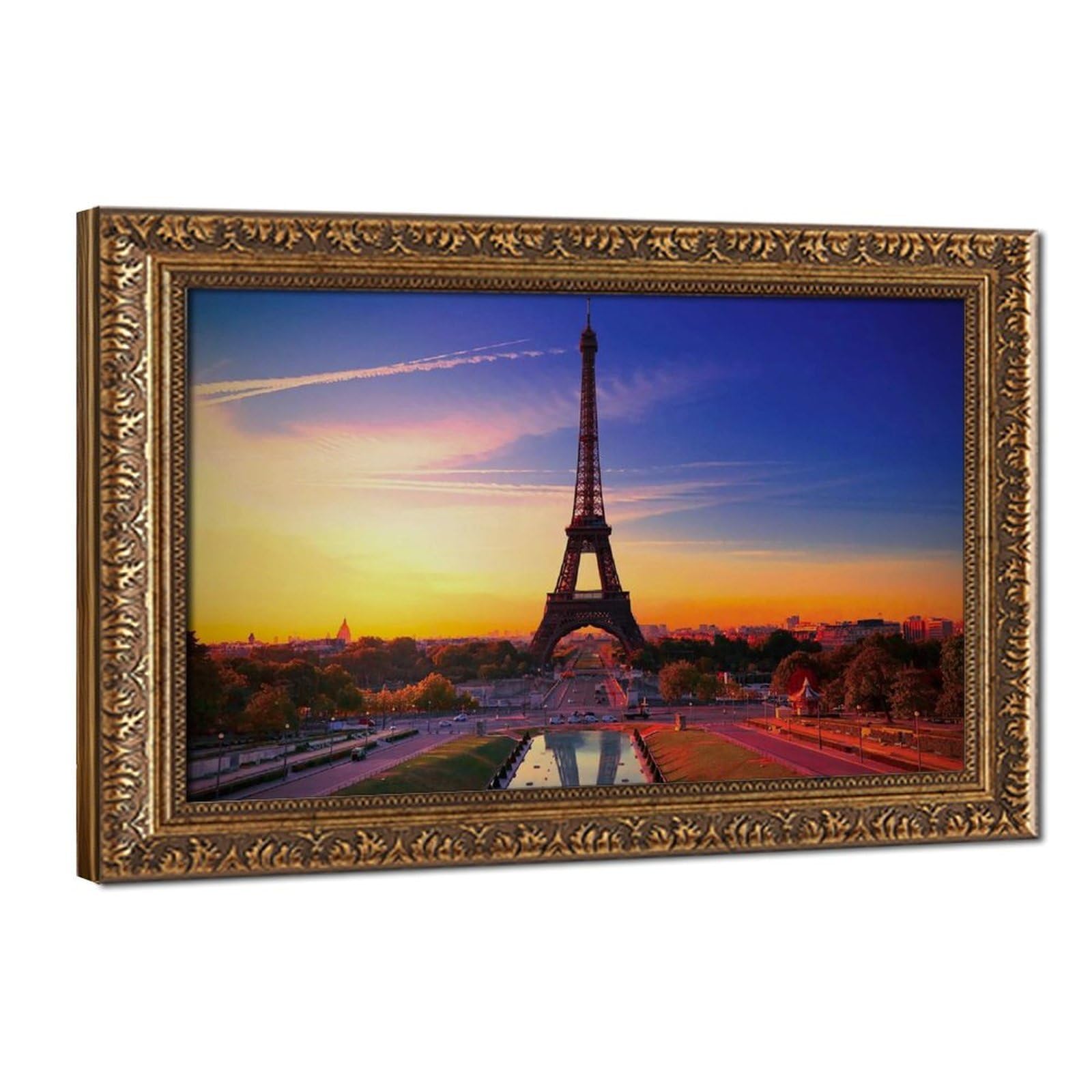 Eiffel Tower Paris Canvas Poster for Home Decor Gift