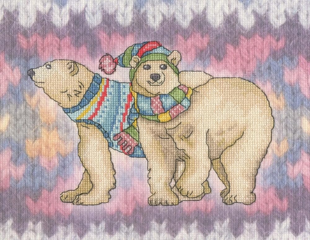 Bothy Threads Counted Cross Stitch Kit - A Polar Pair