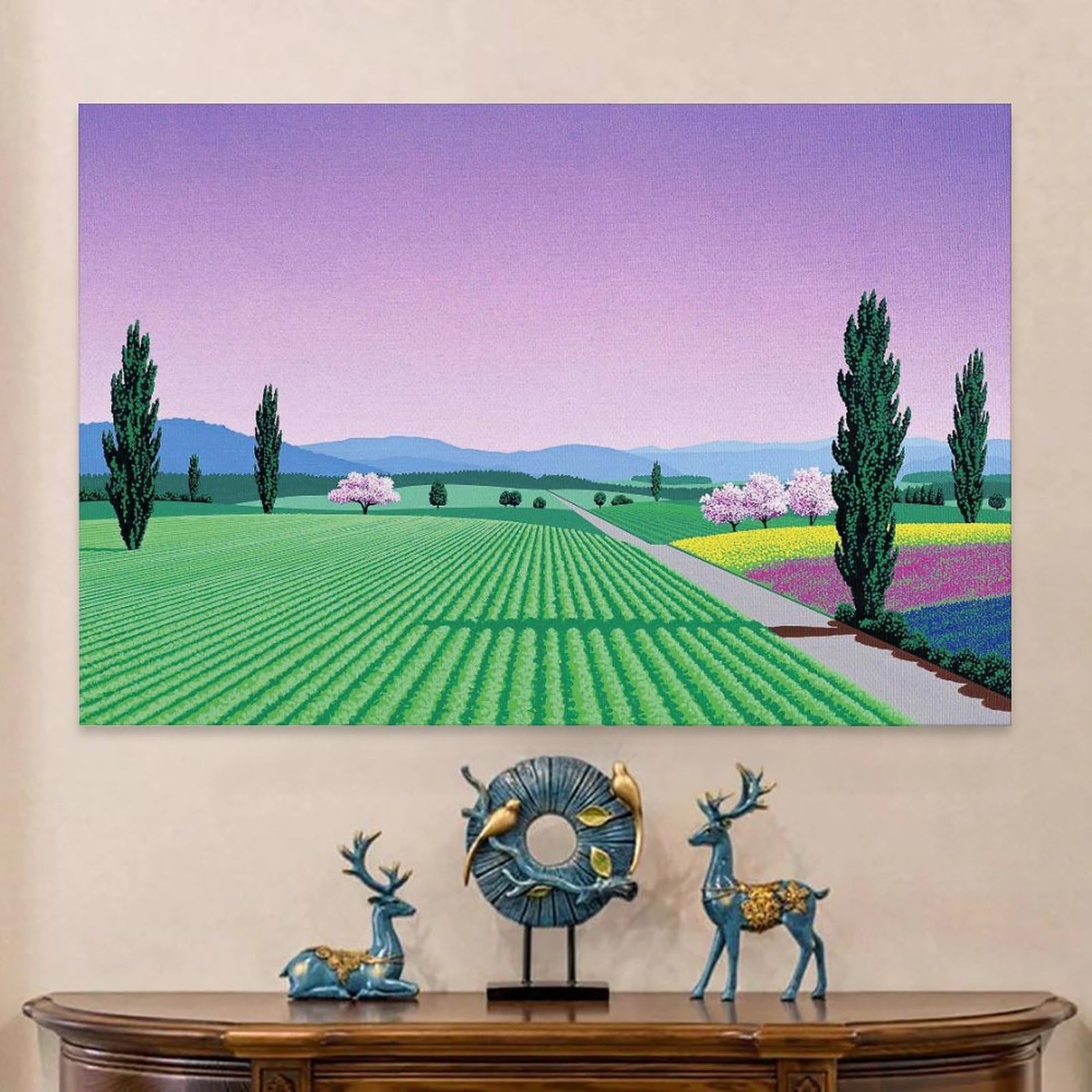 Amazon.co.jp: Hiroshi Nagai永井博画家の作品（春 No.3）ポスター 