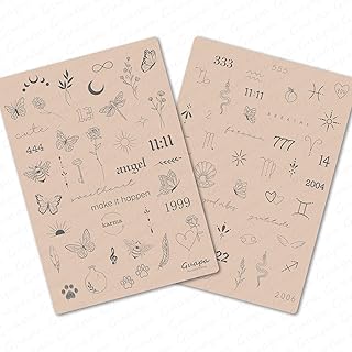 27 Witch Tattoo Designs That Celebrate Inner Power 124 Guapa 3pcs Tiny Tattoo Practice Skin over 80 Unique Stencil Designs Real...