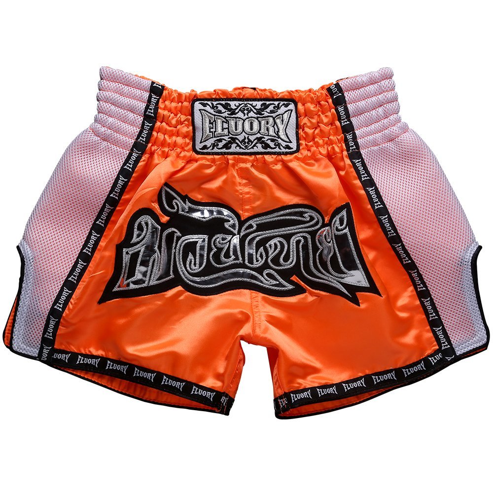 FLUORY Muay Thai Shorts, MMA Fight Shorts Ropa de Entrenamiento Jaula Lucha Grappling Artes Marciales Kickboxing Shorts Ropa — view 31