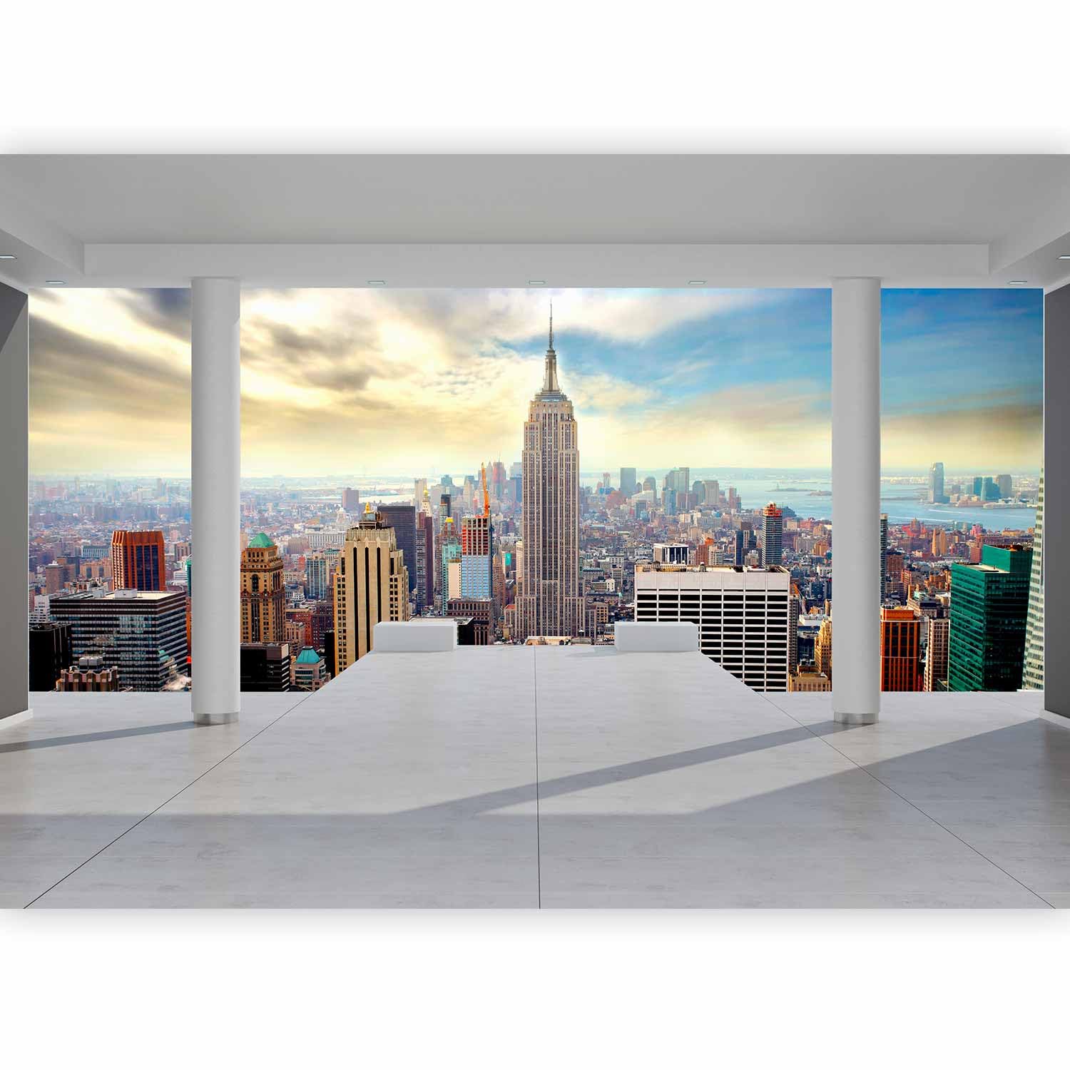 artgeist Wall Mural New York 135x101 in - Peel and Stick Self-Adhesive Wallpaper Removable Large Sticker Foil Wall Decor Print Picture Image Design New York 10110904-35
