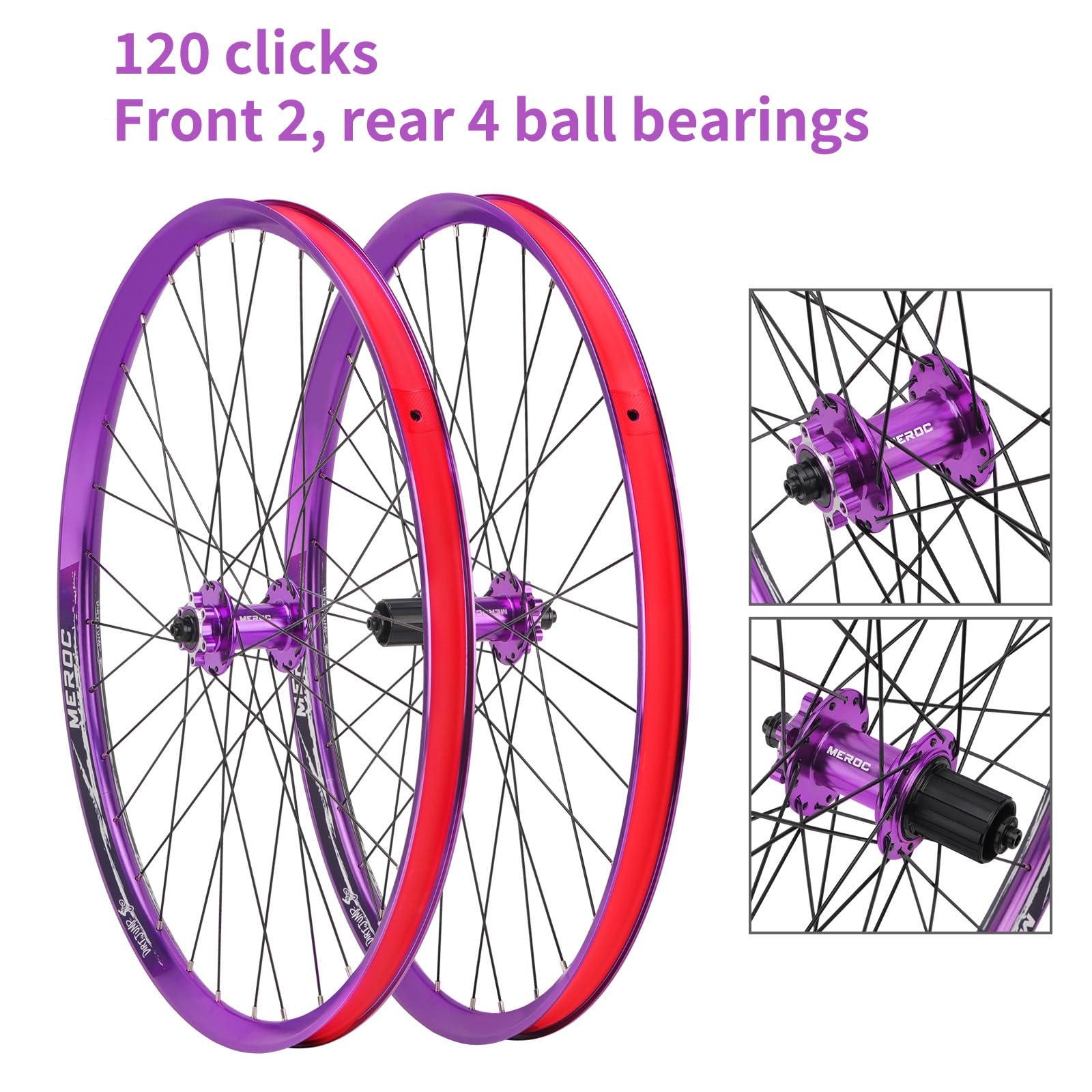 Tylne koło 26" 27,5", zestaw kół do roweru górskiego, felga aluminiowa, hamulec tarczowy, rowery MTB, szybkomocujące, pasuje do kaset 7-11 rzędowych