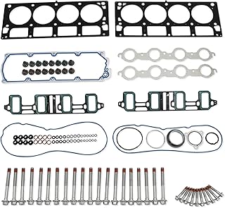 BTSCAR 6.2 Cylinder Head Gasket Kit Fits for Chevrolet, GMC, Cadillac, Hummer 2007-2013, with Cylinder Head Bolts # ES7222...