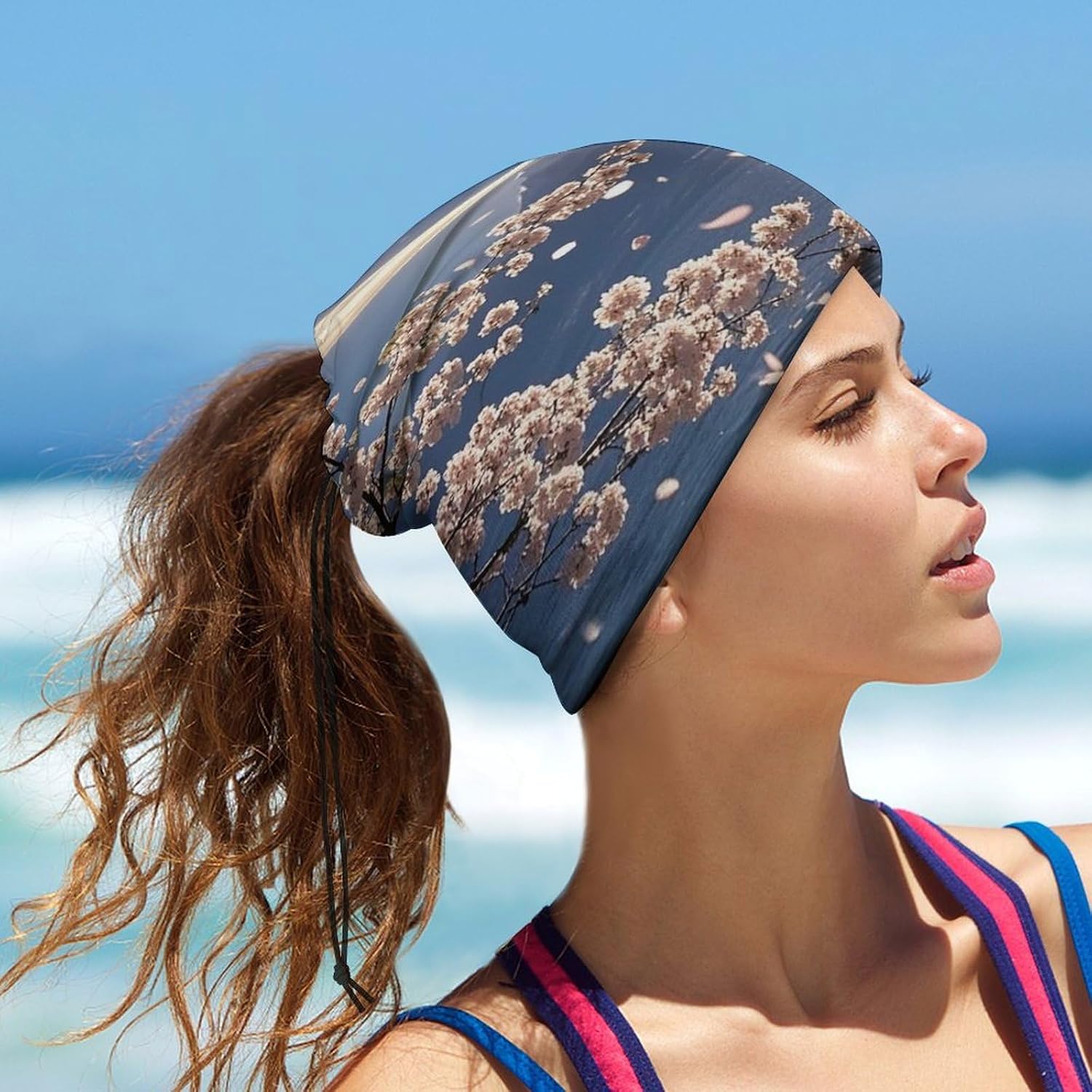 Neck Gaiter Face Mask for Cold Weather Bright Moon Hangs High Face Cover Scarf for Men Women Elastic Headbands Wind-proof Bandana for Skiing Fishing Hiking Cycling