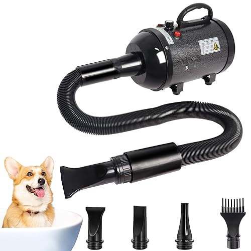 Dog Dryer for Large Dogs 5.2HP 3800W High Velocity Pet