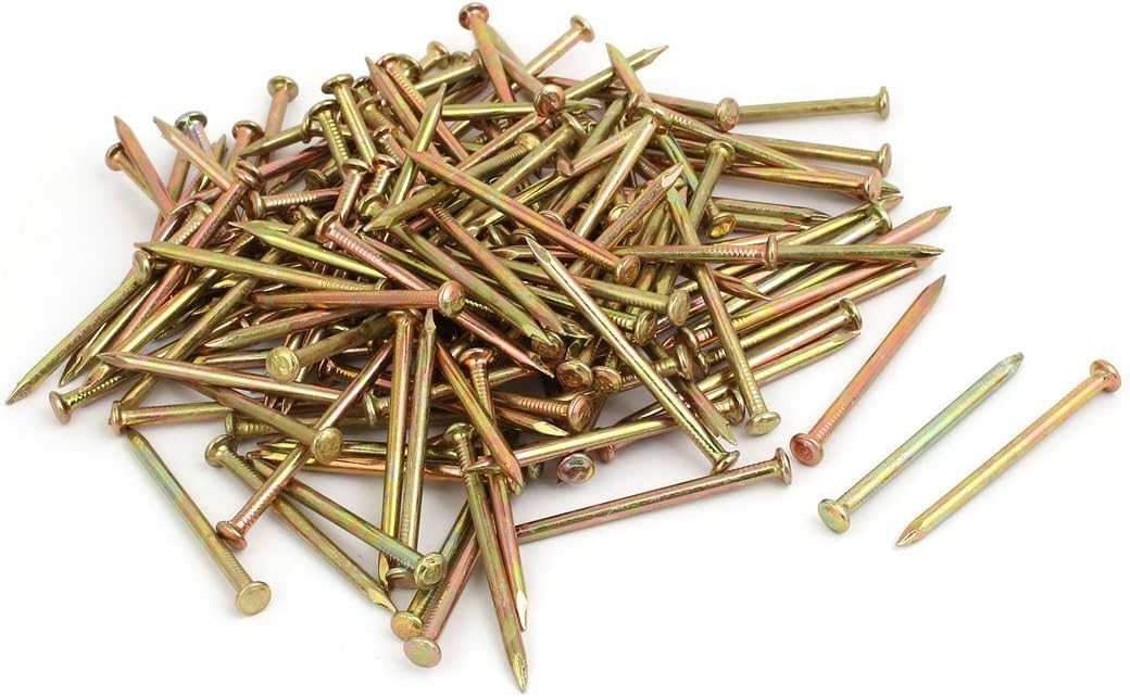 Fiber Concrete Fastener Cement Wall Steel Point Tip Wire Nails 60mm Length 150PCS Model:28as248qo582