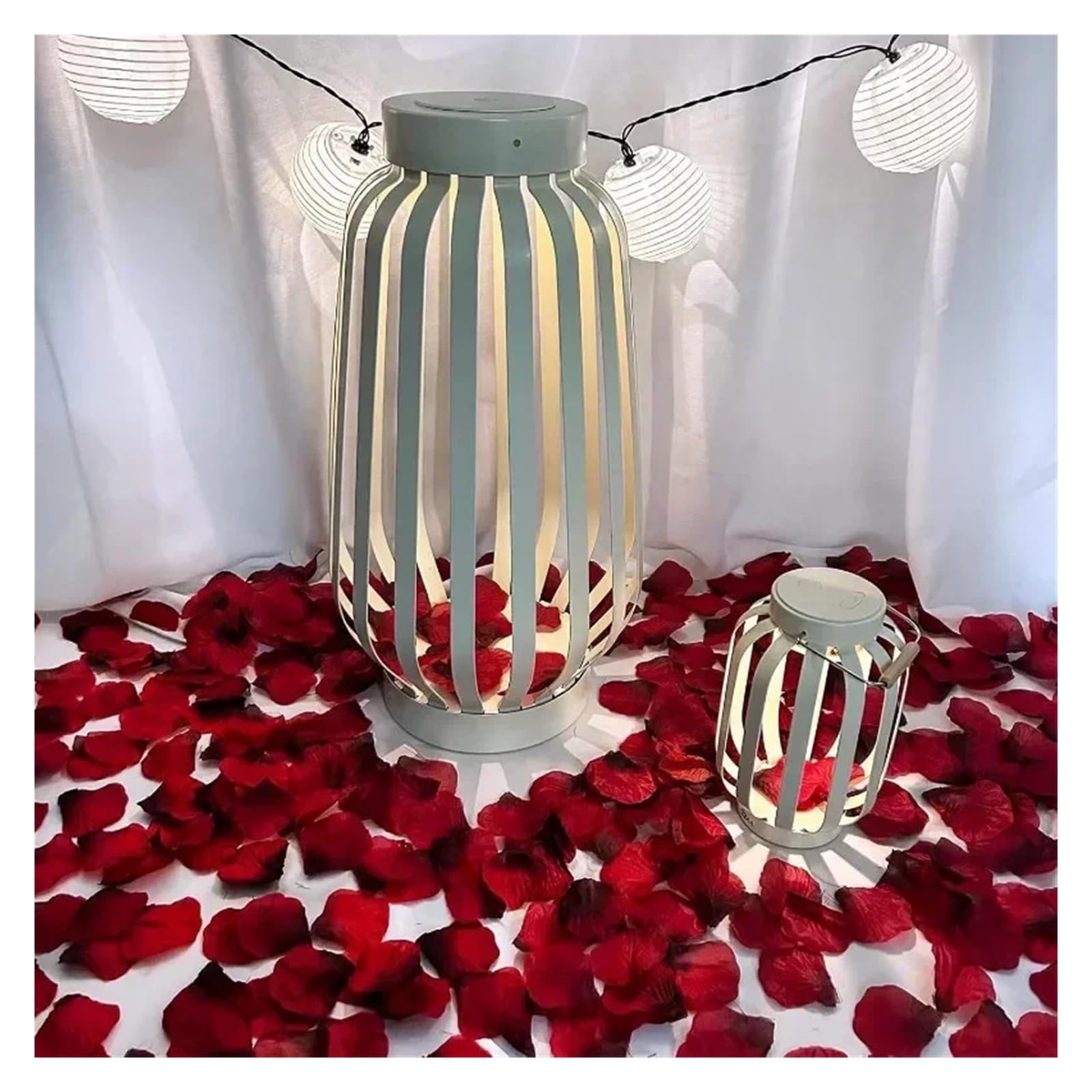 Künstliche Rosenblätter Künstliche gefälschte Rosenblätter Simulation Seidenblütenblatt for Valentinstag Hochzeitsdekoration für die Party