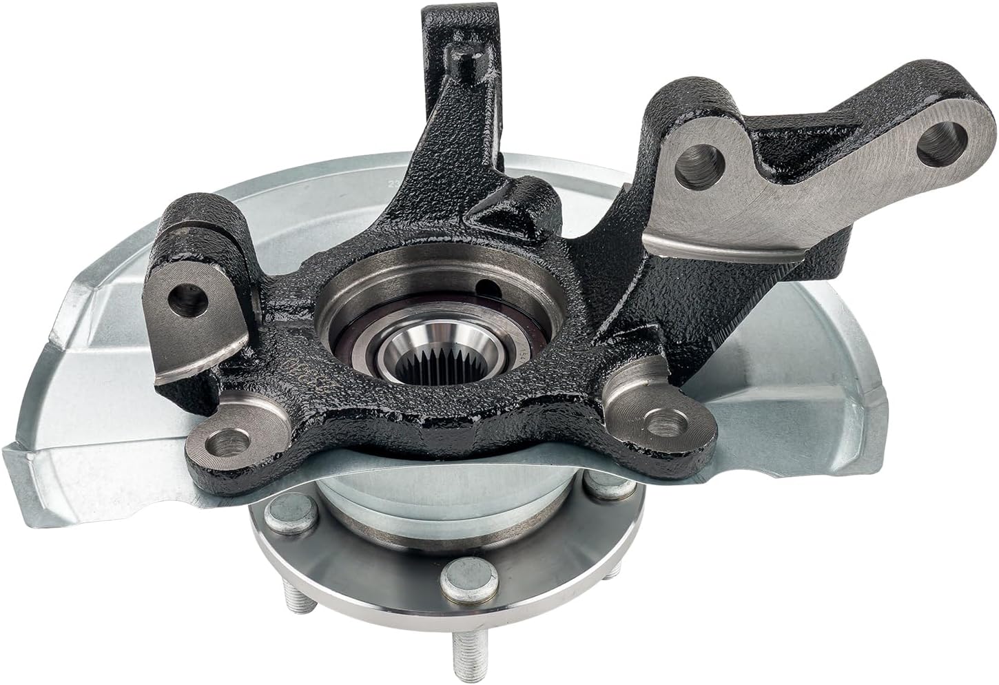 KAX 2PCS Front Steering Knuckle & Wheel Bearing Hub Assembly Fit for Jeep Patriot 2007-2017, Jeep Compass 2007-2017, Dodge Caliber 2007-2012, Passenger and Driver Side Replaces 698-410, 698-411