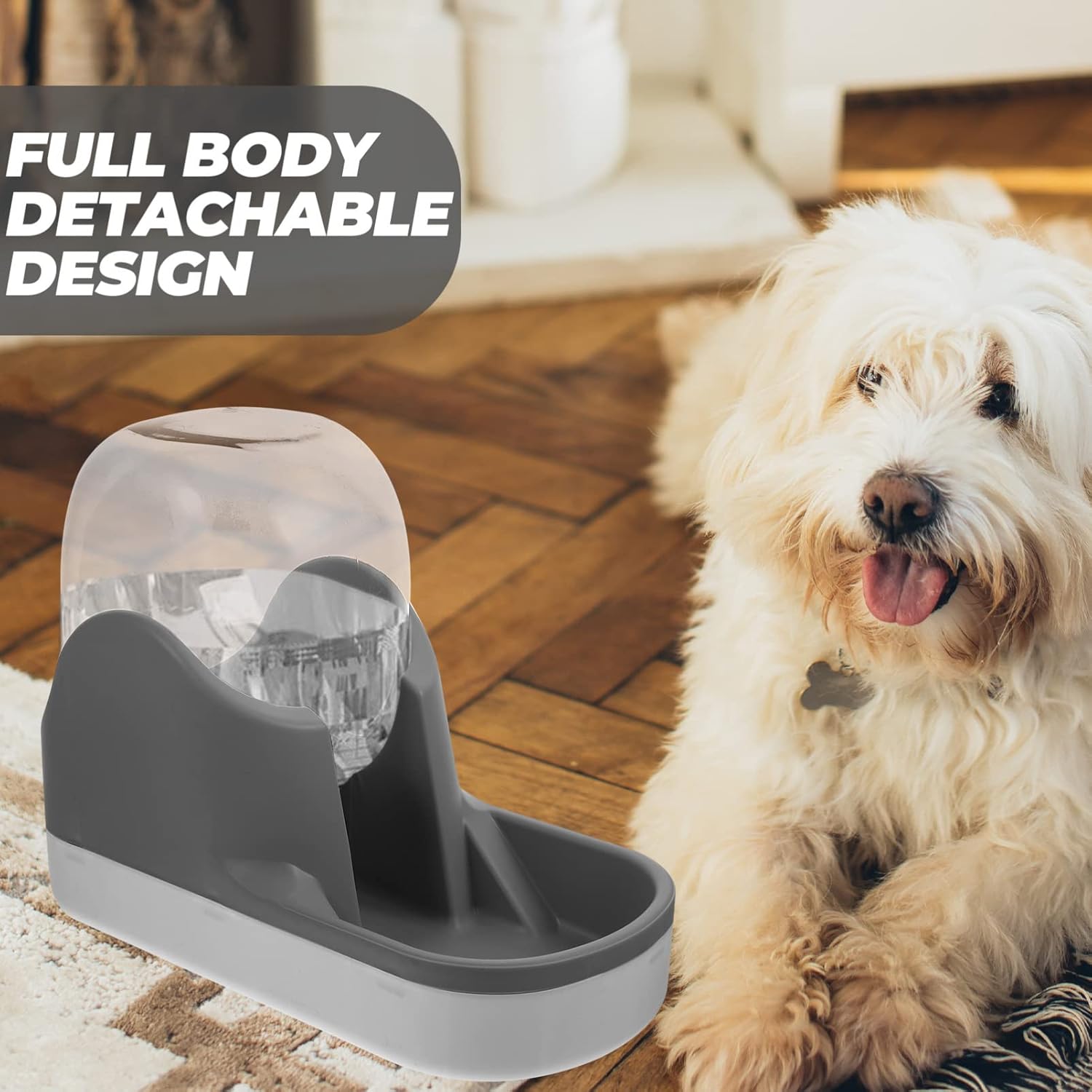 Automatic Pet Water Dispenser Capacity -fed Waterer for Cats and Dogs Lightweight Design Convenient and Stylish Water Holder for Home Use