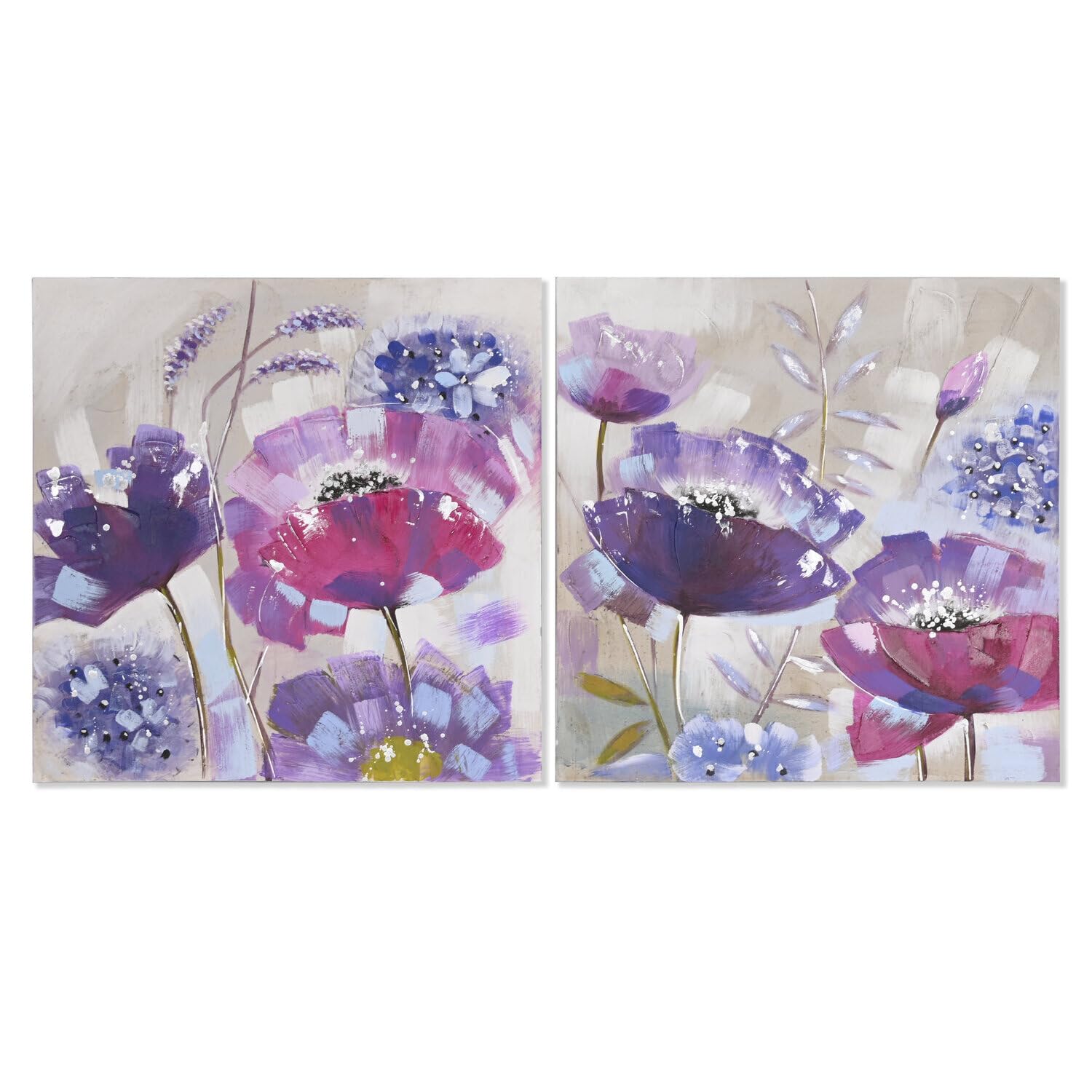 Pino amapolas lienzo 80cm solution murale grand format