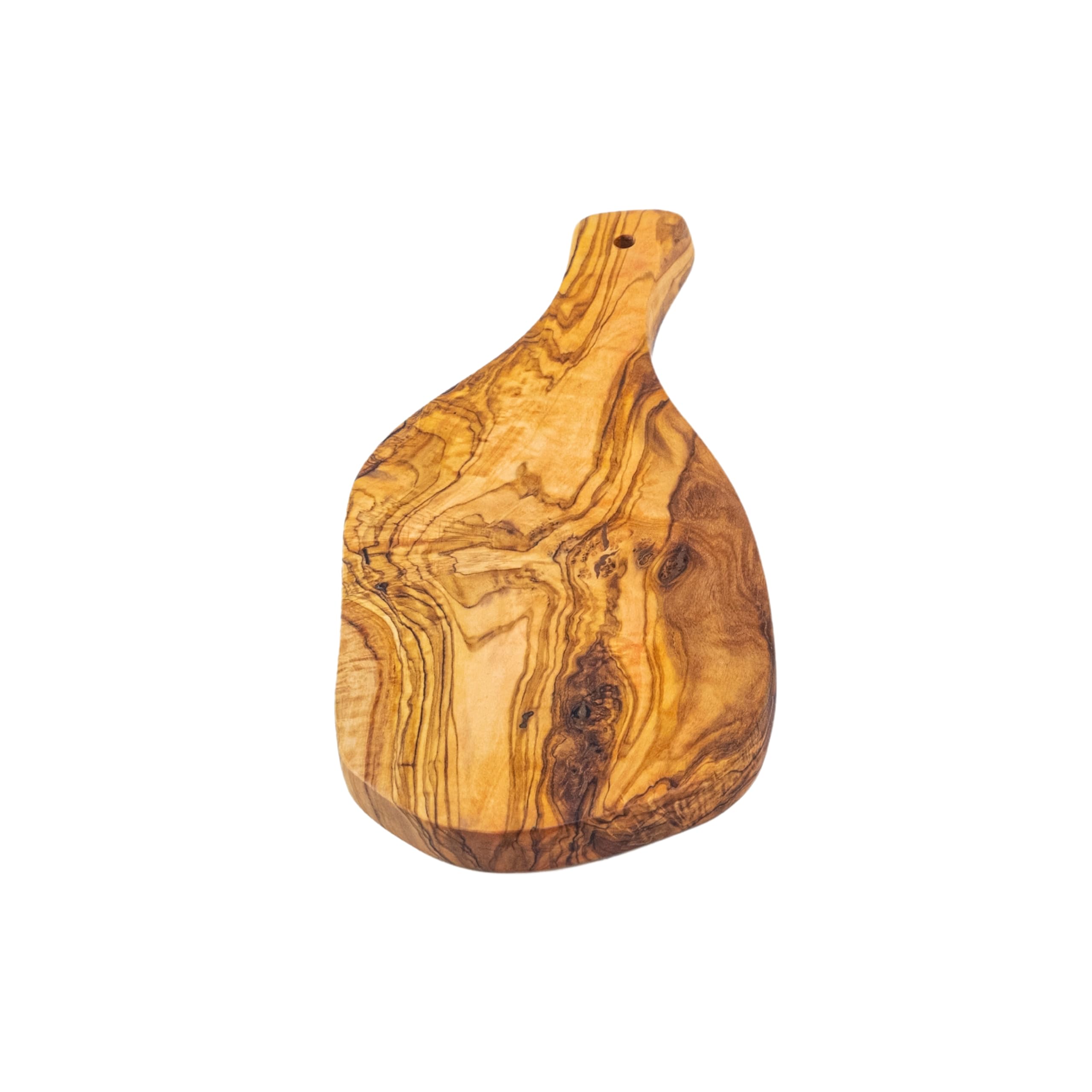 Erreke Tabla de Madera de Olivo Natural, Set de 4, 28 x 13 cm, Uso Diario | Set de 4 Tablas Pequeñas. Tabla Madera Cocina. Servir Quesos Embutidos Tapas. Estilo Mediterráneo. Para Cocina y Mesa